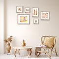 Picture Frame Set of 4 with High Definition Glass, 6x6