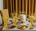 Metallic Foil Spray Centerpiece Star Table Decoration Burst, 12 Pack