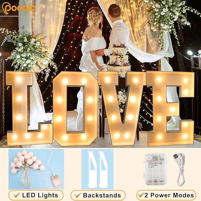 Decorations: 3 Ft Light Up Marquee Letter Z with Warm and Cool White LEDs