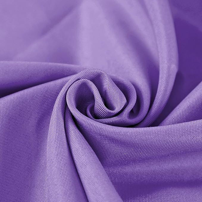Cloth Napkins 17x17 inch Washable Polyester Dinner Napkins Soft Table Napkins for Wedding Party Dining Banquet(Purple,50PCS)