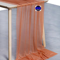 10ft Chiffon Table Runner 29 X 120 Inches Sheer Wedding Runner, 10 Pack