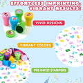 FairyTale's Themed Stamps for Kids, 50 Pcs, Self-Ink Stamps