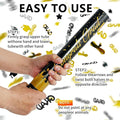 Graduation Confetti Poppers, 16 inch, Confettis Cannons Bulk