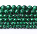 Turquoise Stone Beads Gemstone Round Crystal Energy Jade Beads Stone Beads for Jewelry Making DIY Bracelet Necklace Jewelry Making 1 Strand 15.5inch 31PCS 12MM
