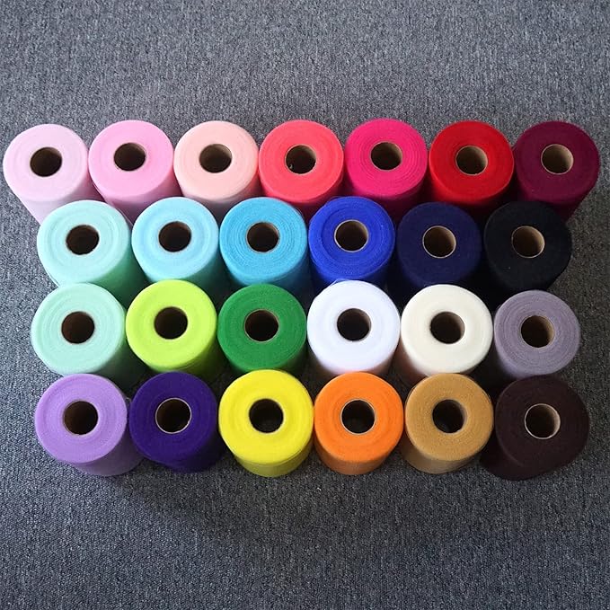 Emerald Green Tulle Fabric Roll 6 Inch X 300 FT (100 Yards) Matte Tulle Ribbon Netting Mesh Spool for DIY Tutu Skirt Wedding Bow Gift Wrapping Baby Shower Christmas Party Halloween Decorations