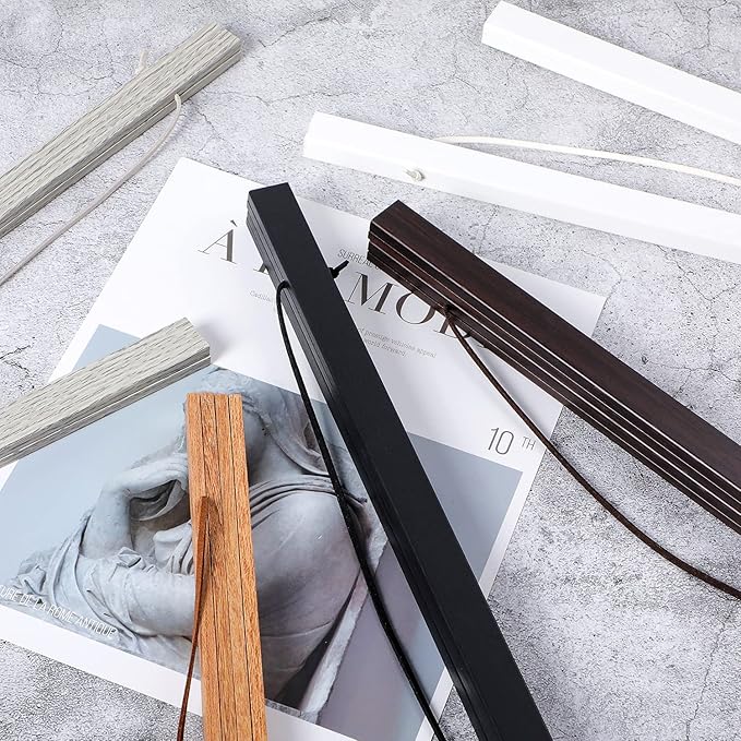 17x22 17x11 17x24 Poster Frame, Magnetic Light Wood Wooden Frame Frames Hanger for Photo Picutre Canvas Artwork Art Print Wall Hanging (1 Pack, 17", White)
