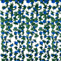 8Pcs 63Ft Royal Blue Rose Garland, Fake Rose Hanging Flowers, Artificial Flower Vine, Hanging Floral Vine Garland for Wedding, Birthday Party, Wall Arch, Halloween, Christmas Garden Backdrop Decor