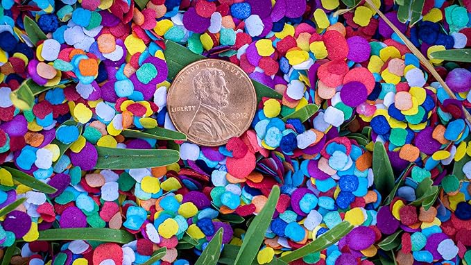 Confetti in Multicolor Recycled Paper, 425 g Jumbo Bag