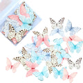 Edible Butterfly Cupcake Toppers Cupcake Picks Edible Butterfly, 48Pcs