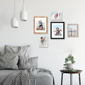Picture Frame Set of 4 with High Definition Real Glass, 8x10