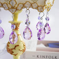 Crystal Suncatcher Bauhinia Prisms Pendants 10Pcs Chandelier, 3Inch
