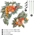 Faux Flower Swag Set of 2 for Wedding Welcome Signs Floral Swag