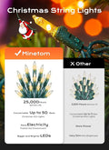 LED Christmas String Lights – Clear