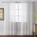 Sheer Voile Curtains – White