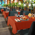 Fall Tablecloth 60 X 102 Inch, 2 Pack – Rust