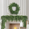 Garlands 2 Pack, 6 Ft Green Artificial Norfolk Pine Christmas Decor