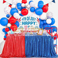 Sequin Tablecloth Party Decorations: Glitter, 60x102 Inch – Royal Blue