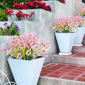 20 Bundles Artificial Flowers Outdoor UV Resistant Fake Flowers