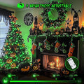 String Lights, 168ft Green Halloween Decor, 600 LEDs and Remote