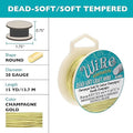 The Beadsmith Wire Elements Craft Wire, Tarnish Resistant