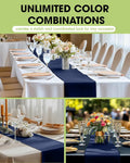 Plastic Table Runners – Navy Blue, 10 Pack