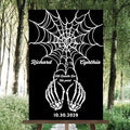 Halloween Wedding Welcome Sign