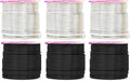 Mandala Crafts 16 Gauge Anodized Aluminum Craft Wire for Jewelry Making – 390 FT Colored Flexible Silver Black Wire - Bendable for Bonsai Armature Crafting Sculpting