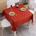 Square Table Cloth, Waterproof Heavy Duty Vinyl Tablecloths