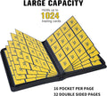 Premium 1000+ Pockets Card Binder, 16 Pockets Trading Card Binder