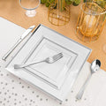 352 Piece Dinnerware Set for 50 Guests – Silver