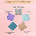 Confect Sprinkles Mix, Pack of 5 Assorted Cake, Aquamarine Party