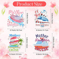 Mother Daughter Cruise Door Decorations Magnetic Large Cruise, 4 Pcs