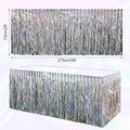 Iridescent Table Skirt, 8 Pack