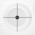 Plates, 800 Count, 6-Inch White Plastic, Disposable