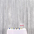 Poise3EHome Silver Sequin Backdrop, 20Ft x 10Ft Glitter Photography Background Curtains for Party Baby Shower Wedding Birthday Christmas Thanksgiving Halloween Decoration