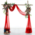 Fabric Panels, Red Sheer Chiffon, 3 Pack, 30 in x 20 ft