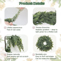 Artificial Christmas Garland 12 Ft Green Cedar-Style PE