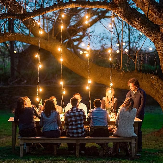 LED S14 Replacement Bulbs for String Lights, Warm White, E26 Base