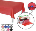 Tablecover Roll, Red Plastic, 54 x 1296 Inches, Disposable