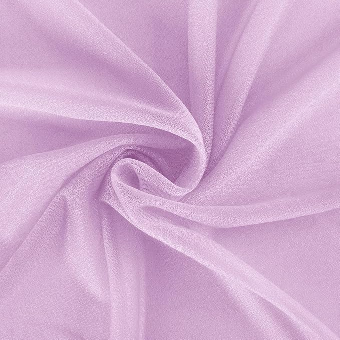 Lilac Wedding Arch Draping Fabric 1 Panel 29" × 20FT Sheer Drapes Outdoor Curtain for Wedding Ceremony Baby Bridal Shower Arch Ceiling Backdrop Decor