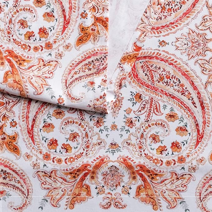 Maison d' Hermine Table Runner 100% Cotton Single Layer Table Runners 36 inches Long for Thanksgiving Christmas Decorations Home Kitchen Dining Party Wedding (Orient, 14.5" x 36")