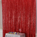 Sequin Backdrop – Red, 5FT X 7FT Sequin Photography Backdrop Curtain