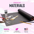 Kraft Paper Roll – Black, Ideal for Packing, 18 Inch X 100 Feet