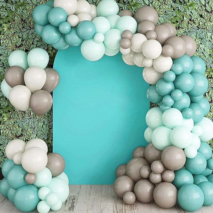 Wedding Arch Cover 7.2FT 6FT Arch Backdrop Cover Spandex Fitted Arch Cover for Round Top Chiara Backdrop Stand Covers for Wedding Birthday Party Baby Shower Banquet Ceremony Decoration