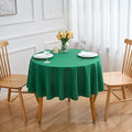 Hunter 6 Pack Round 60 Inch Tablecloth, Premium Polyester Table Cloth Washable Table Cover Stain and Wrinkle Resistant Decorative Table Cover for Party Wedding
