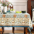 Patdrea Designer French Blue Tablecloth for Rectangle – Linen