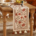 Designer Elegant Table Runner Long, 71 Inches – Linen, Vintage Orange