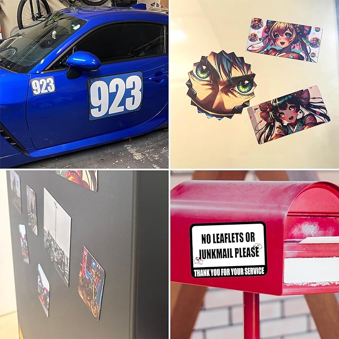 KETABAO – 15" Original Shape Custom Photo Refrigerator and Car Magnets - Personalize with Photos of Your Home, Office and Vehicle