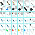 Electronics Breadboard Kit Beginner Starter Kit Compatible, 438 Pcs