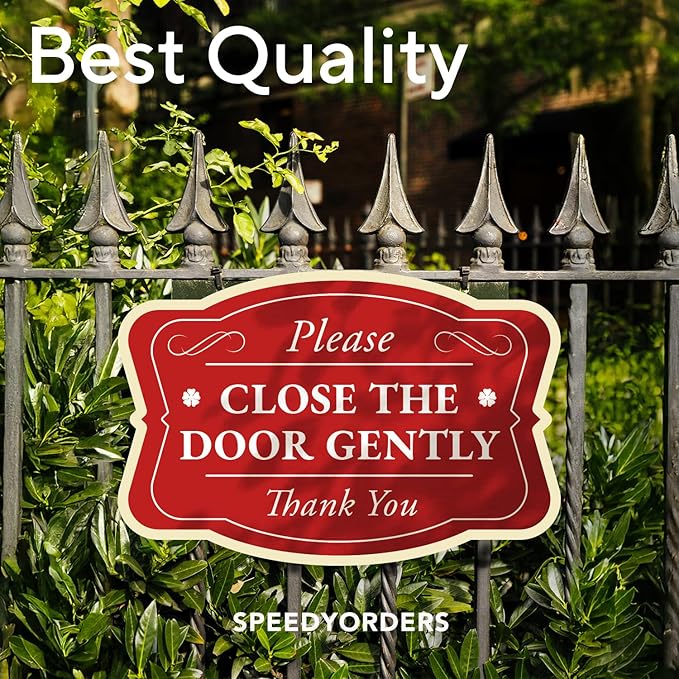 Custom Decorative Outdoor Metal Sign - Personalized Aluminum Driveway Sign, Waterproof, Made in USA - Design 3 Red Brick 36x24 In